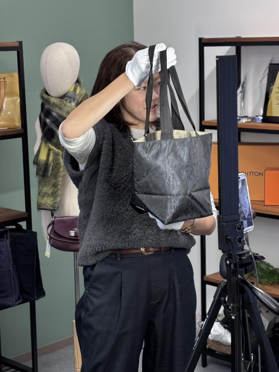 ライブコマース配信の様子